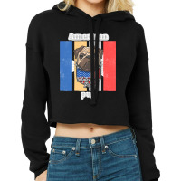 American Pug Dog Lovers T-shirts Cropped Hoodie | Artistshot