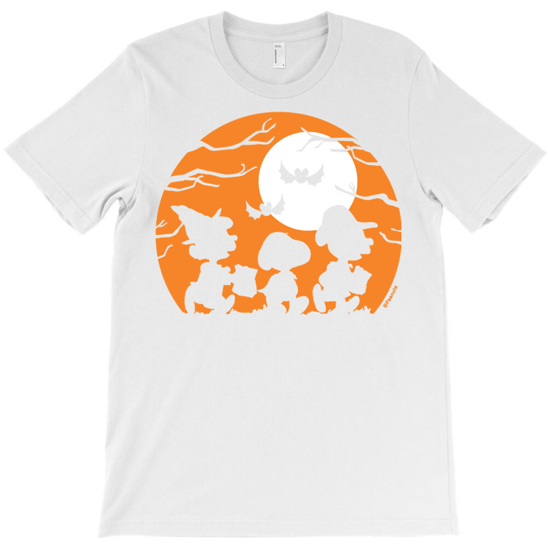 Peanuts  Halloween  Trick Or Treat Silhouettes T-shirt | Artistshot