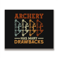 Archery Has Many Drawbacks - Archery Bow Archer Metal Print Horizontal | Artistshot