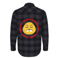 I'm Not Arguing, I'm Just Exercising My Mouth Flannel Shirt | Artistshot