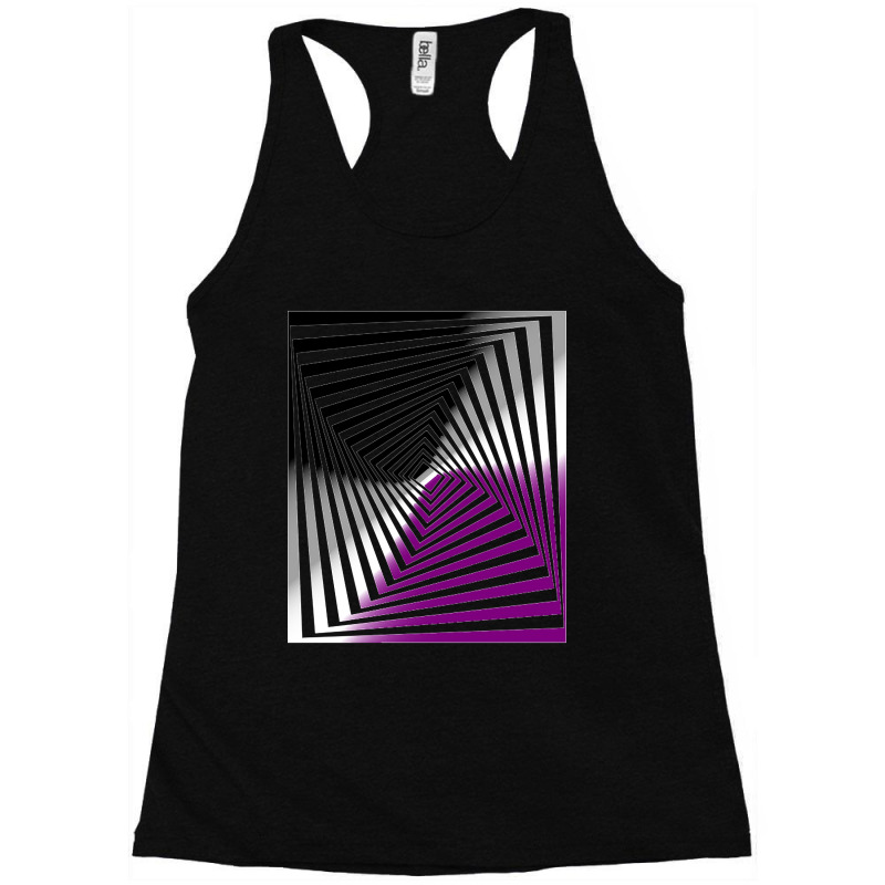 Optical Illusion Art, Asexual Illusion Art Racerback Tank by cryingfamilies16 | Artistshot