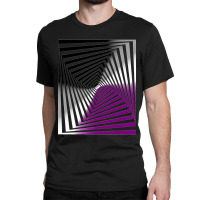 Optical Illusion Art, Asexual Illusion Art Classic T-shirt | Artistshot