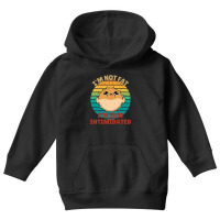 I'm Not Fat I'm Just Intimidated Funny Pufferfish Youth Hoodie | Artistshot