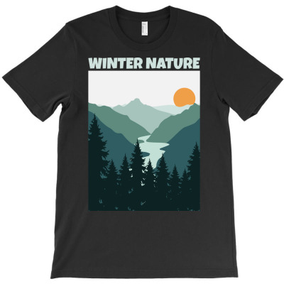 Winter Nature Hand Drawn Style T-shirt Designed By Kuo
