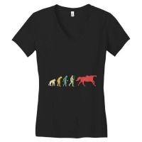 Archery Horse 'riding Evolution Women's V-neck T-shirt | Artistshot