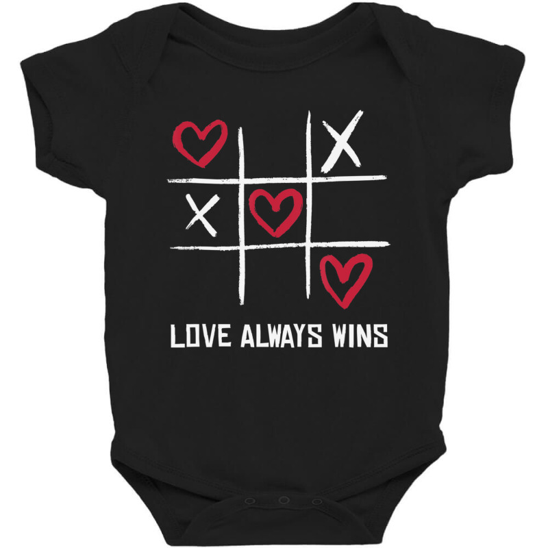 Limited Edition Game Player Gamer Tic Tac Toe Cute Valentine's Day Baby Bodysuit by Karyn Love | Artistshot