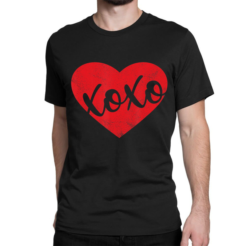 Hot Trend Cute Xoxo Love Valentines Day Heart Classic T-shirt by Sperry Duval | Artistshot