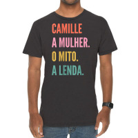 Funny Portuguese First Name Design   Camille T Shirt Vintage T-shirt | Artistshot