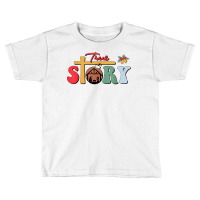 Groovy Retro True Story Christmas Nativity Jesus Christian T Shirt Toddler T-shirt | Artistshot