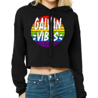 Galvan Vibes Matching Squad Family Reunion Last Name T Shirt Cropped Hoodie | Artistshot