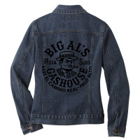 Big Al's Gashouse Ladies Denim Jacket | Artistshot