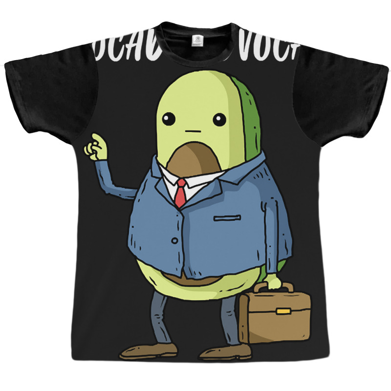 Avocado Advocate Funny Lawyer Gift Graphic T-shirt | Artistshot