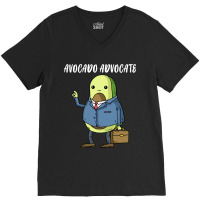 Avocado Advocate Funny Lawyer Gift V-neck Tee | Artistshot