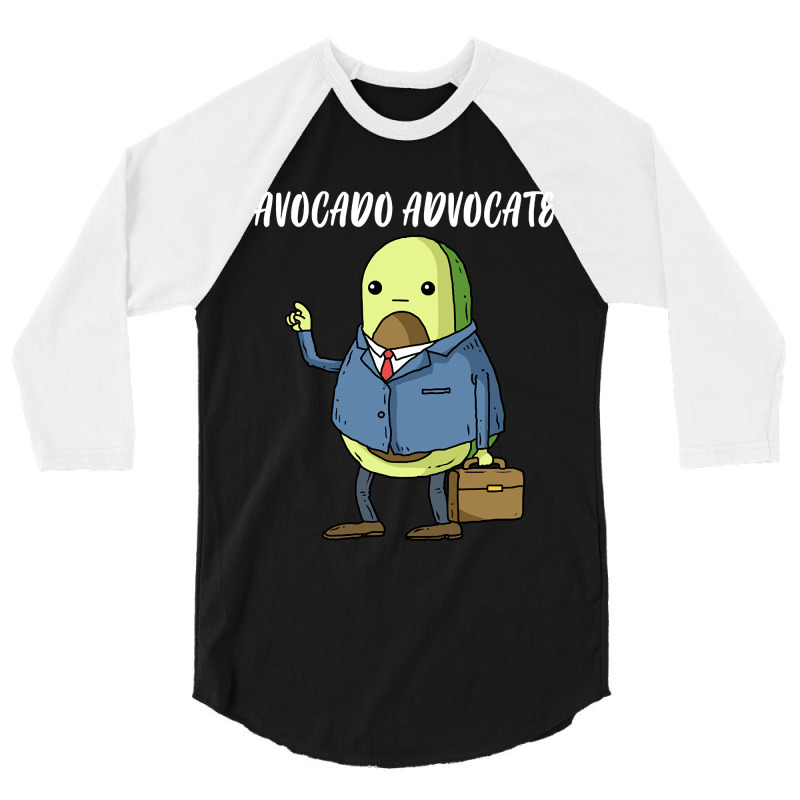 Avocado Advocate Funny Lawyer Gift 3/4 Sleeve Shirt | Artistshot