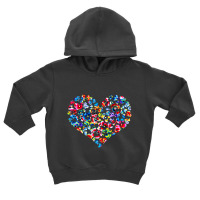 Hot Trend Exotic Colorful Flowers Hearts Valentines Day Toddler Hoodie | Artistshot