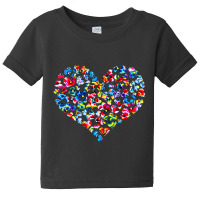 Hot Trend Exotic Colorful Flowers Hearts Valentines Day Baby Tee | Artistshot