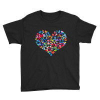 Hot Trend Exotic Colorful Flowers Hearts Valentines Day Youth Tee | Artistshot