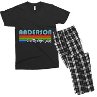 Anderson South Carolina Pride Shirt Anderson Lgbt Gift Lgbtq Supporter Men's T-shirt Pajama Set | Artistshot