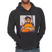 Anti-productivity Cat Vintage Hoodie | Artistshot