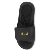 Avocado Billiard Funny Billiards Gift Slide Sandal | Artistshot