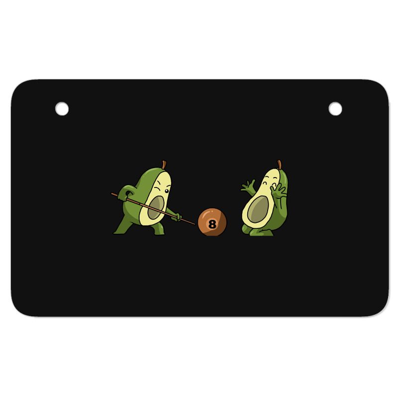 Avocado Billiard Funny Billiards Gift Atv License Plate | Artistshot