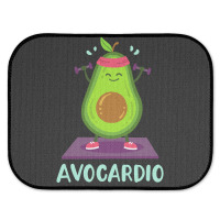 Avocado Cardio Workout Kawaii Rear Car Mat | Artistshot