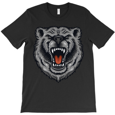 Angry Bear T-shirt Designed By Kuo