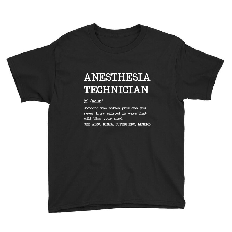 Anesthesia Technician - Definition Design Youth Tee | Artistshot