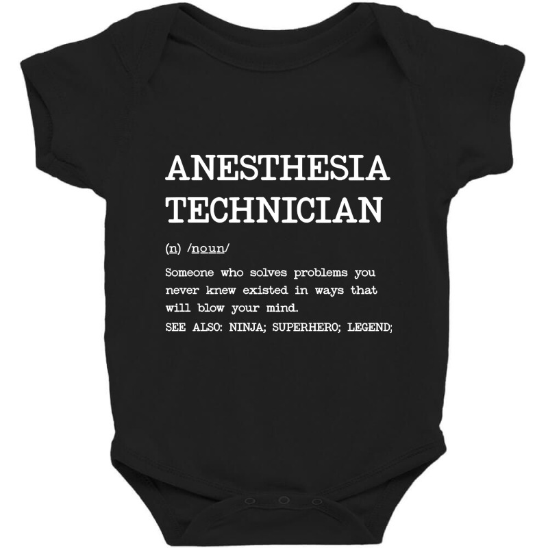 Anesthesia Technician - Definition Design Baby Bodysuit | Artistshot