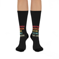 Anesthesia Technician - The One The Legend Design Crew Socks | Artistshot