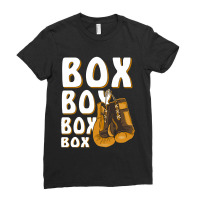 Boxing Gloves Box Ladies Fitted T-shirt | Artistshot