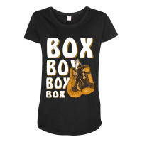 Boxing Gloves Box Maternity Scoop Neck T-shirt | Artistshot