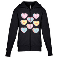 Hot Trend Anti Valentines Day Sassy Heart Candy Single Joke Youth Zipper Hoodie | Artistshot