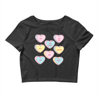 Hot Trend Anti Valentines Day Sassy Heart Candy Single Joke Crop Top | Artistshot