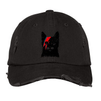 Black Cat Rebel Vintage Cap | Artistshot