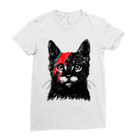 Black Cat Rebel Ladies Fitted T-shirt | Artistshot