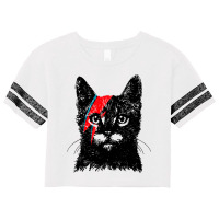 Black Cat Rebel Scorecard Crop Tee | Artistshot