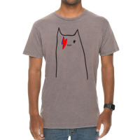 Bowie Cat Vintage T-shirt | Artistshot