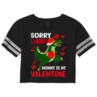 Hot Trend Boys Valentine Day Outfit Sorry Ladies Mommy Is My Valentine Scorecard Crop Tee | Artistshot