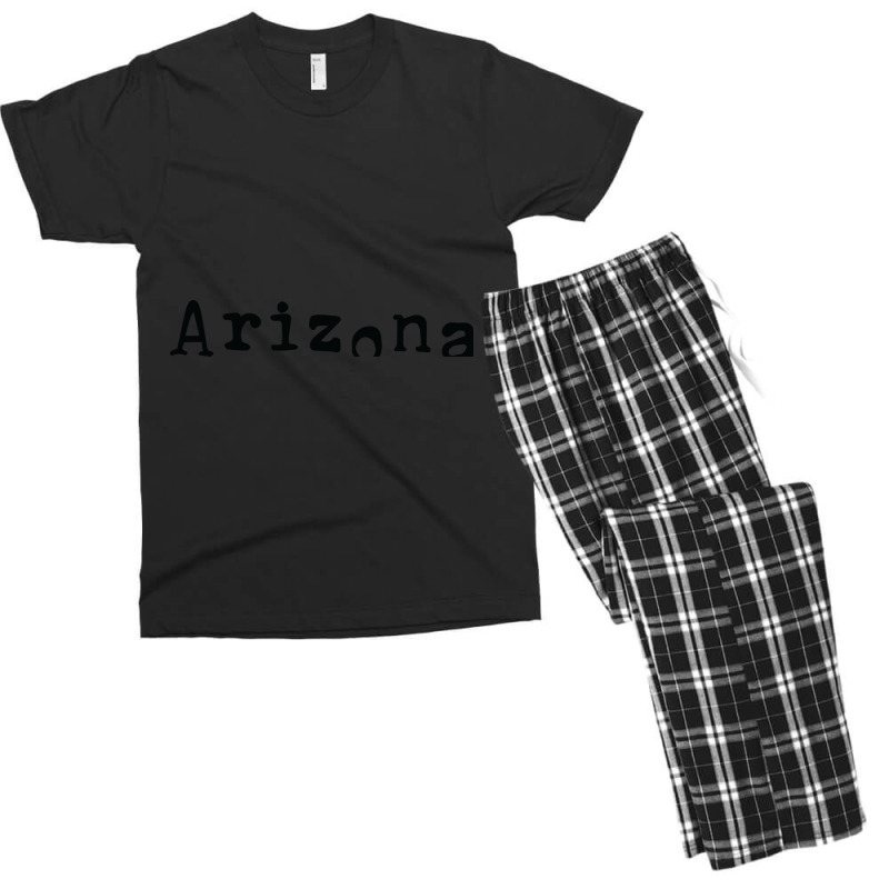 Arizona Black Typewriter Men's T-shirt Pajama Set by Binzdodi | Artistshot