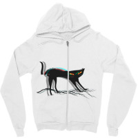 Cat Lightning 3d  Halloween Cat Meme Zipper Hoodie | Artistshot