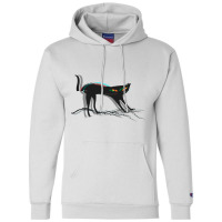 Cat Lightning 3d  Halloween Cat Meme Champion Hoodie | Artistshot