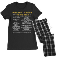 Hot Trend Gaming Master Tabletop Board Game Rpg Gamer Gaming Dungeon Women's Pajamas Set | Artistshot