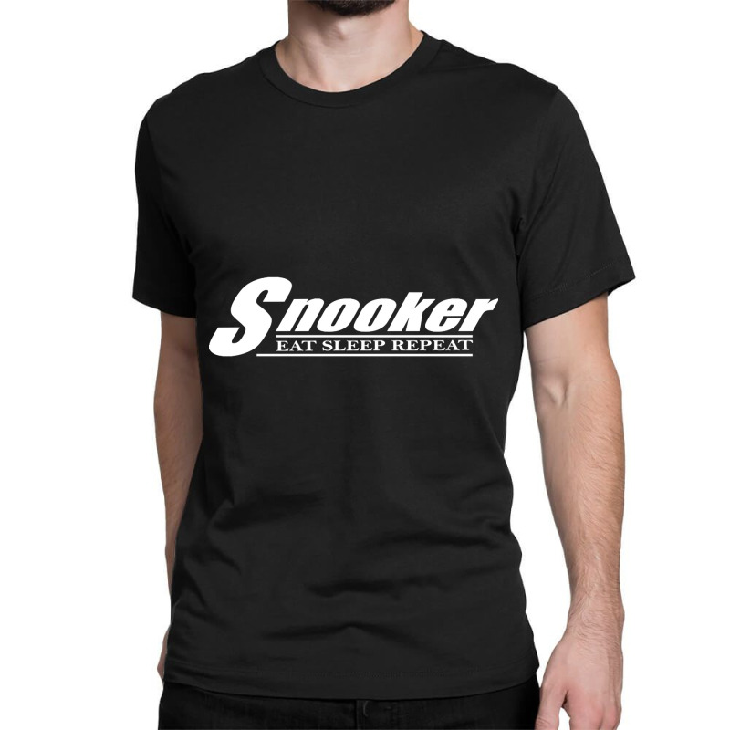 Eat Sleep Snooker Repeat T Shirt. Classic T-shirt by yeahdashing61 | Artistshot