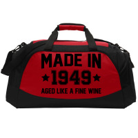 Made In 1949 Aged Like A Fine Wine Active Duffel | Artistshot