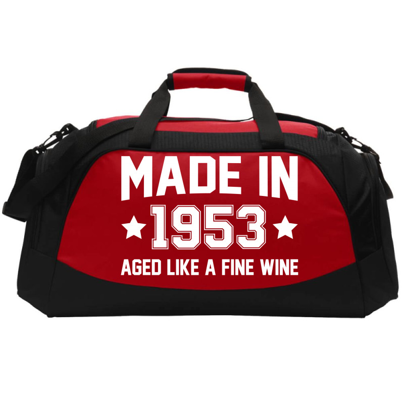 Made In 1953 Aged Like A Fine Wine Active Duffel | Artistshot