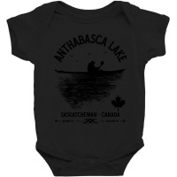 Lake Anthabasca, Saskatchewan - Canada Location Lakes Baby Bodysuit | Artistshot