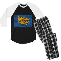 Internal Calm Graffiti Men's 3/4 Sleeve Pajama Set | Artistshot