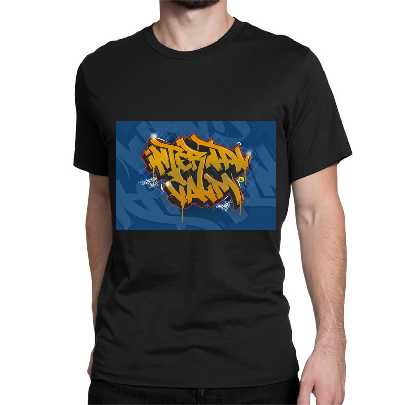 Internal Calm Graffiti Classic T-shirt by geishascessation326 | Artistshot