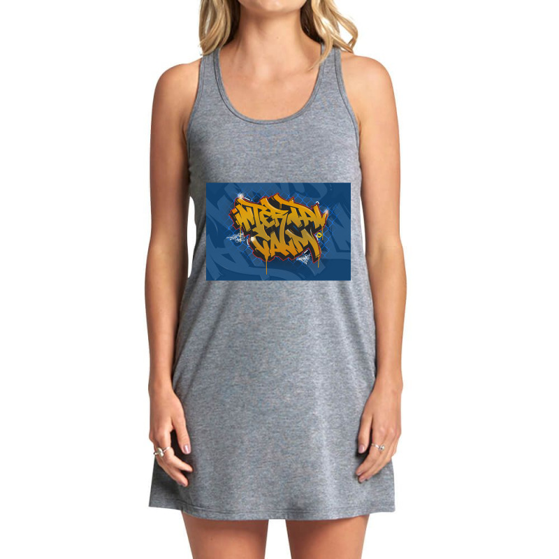 Internal Calm Graffiti Tank Dress by geishascessation326 | Artistshot